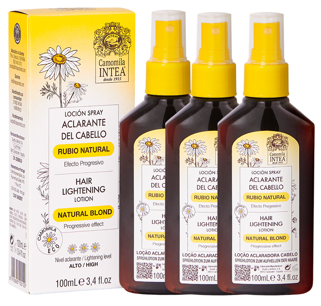 3 Aclarantes Rubio Natural (La Sele Pack)
