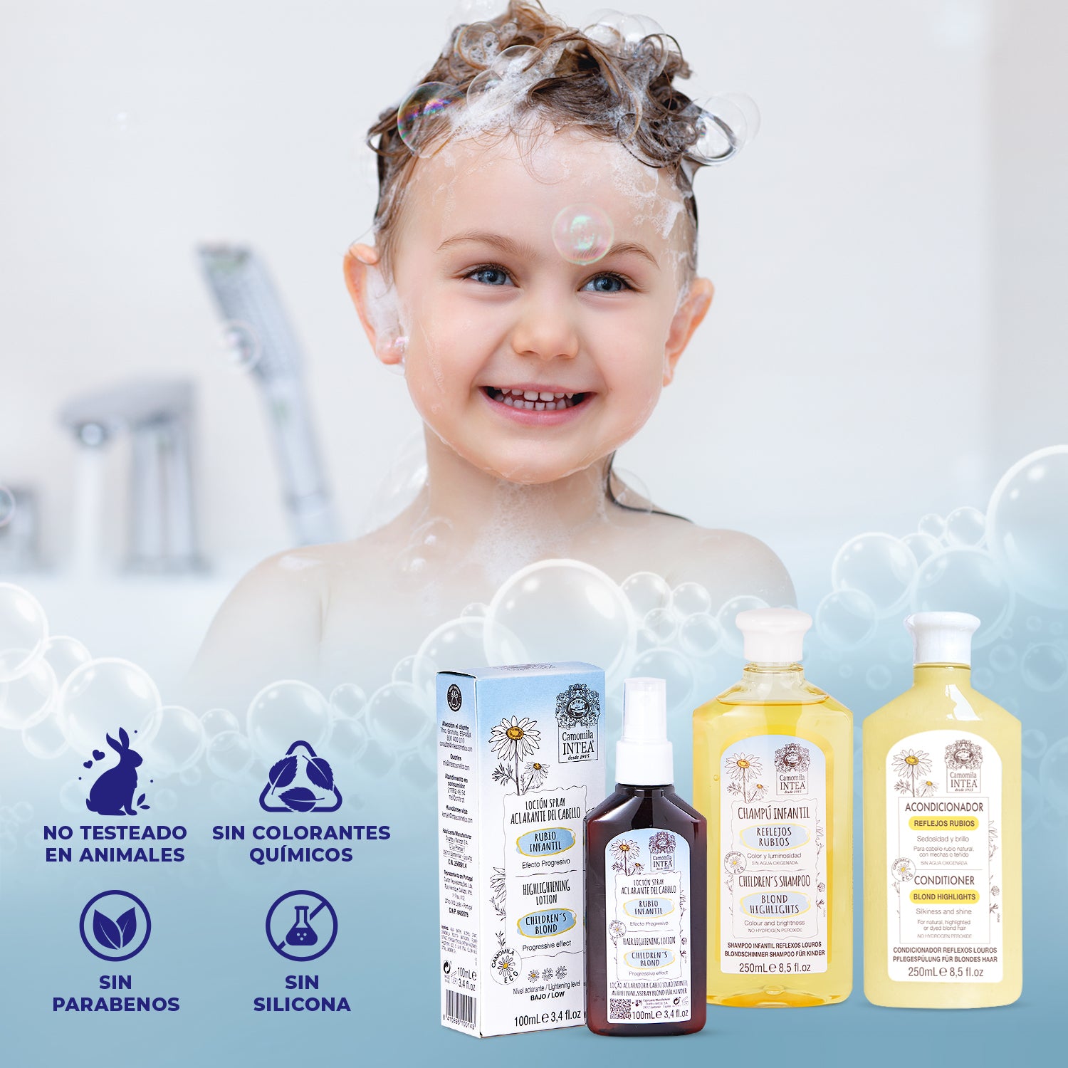 Kit Aclarante - Rubio infantil
