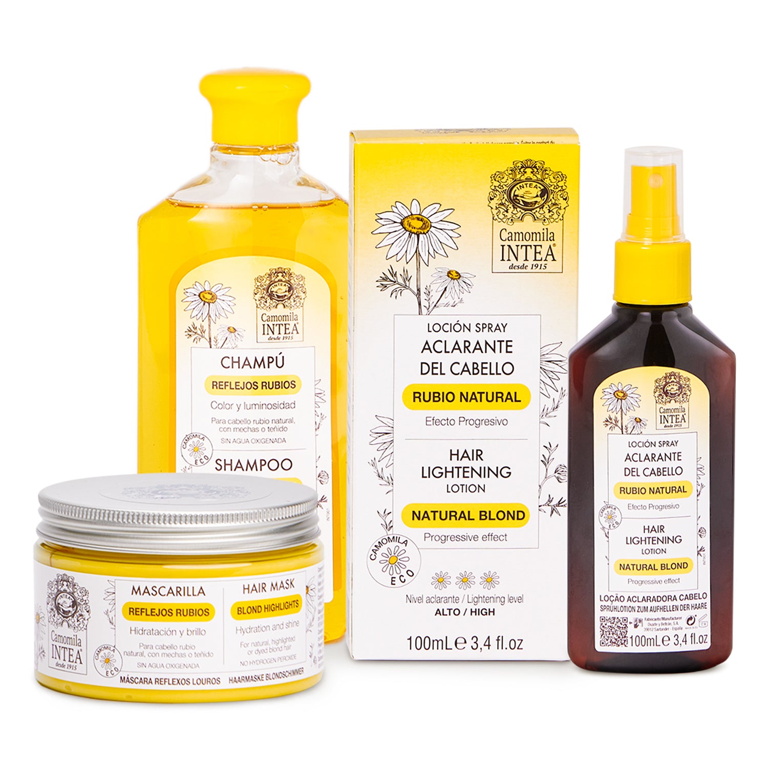Kit Aclarante Rubio Natural INTEA