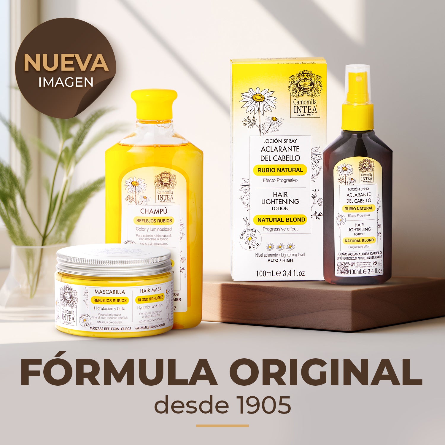 Kit Aclarante Rubio Natural INTEA