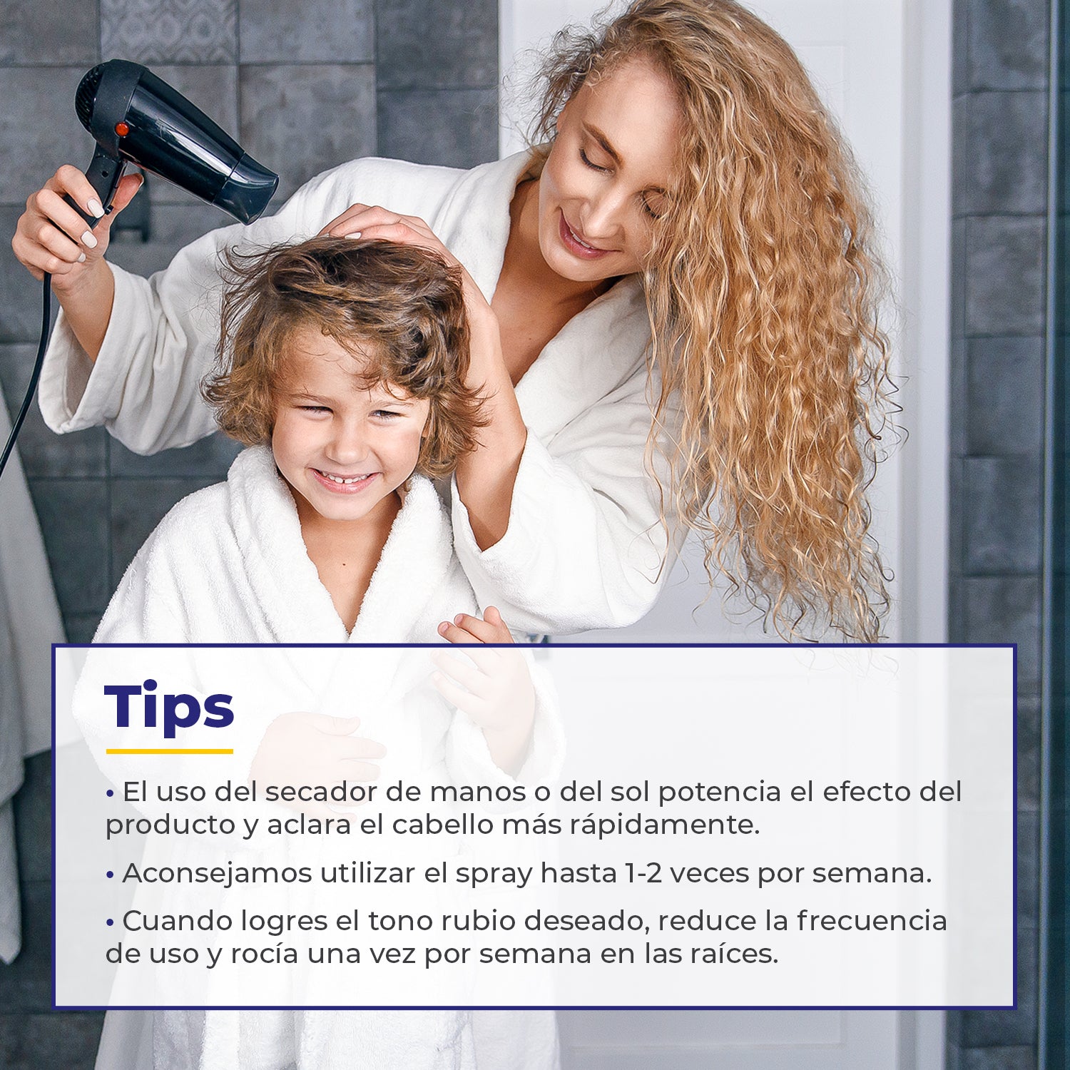 Aclarante de Cabello Rubio Infantil