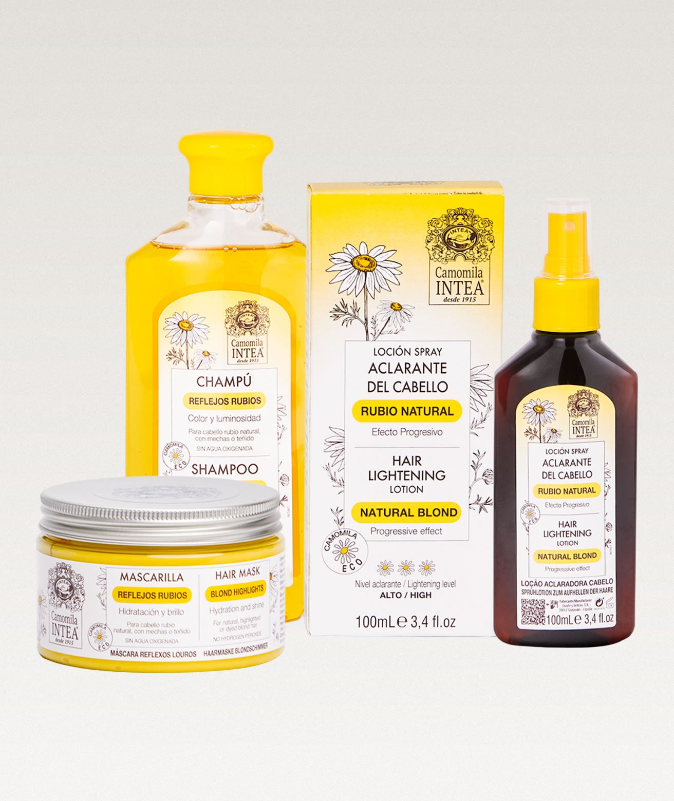 Kit Aclarante Rubio Natural INTEA