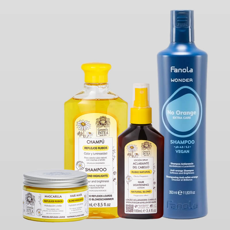 Kit Aclarador Rubio Natural + Fanola