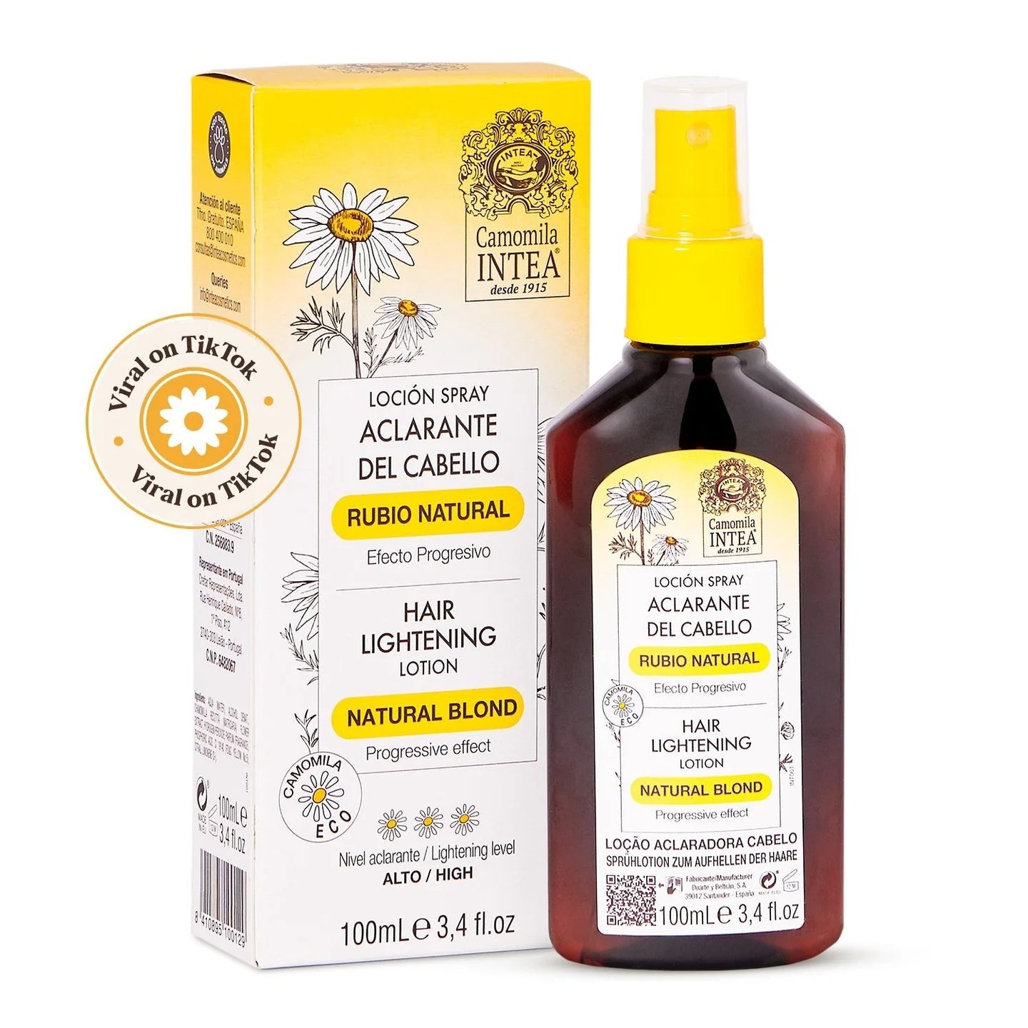 Aclarante de Cabello Rubio Natural