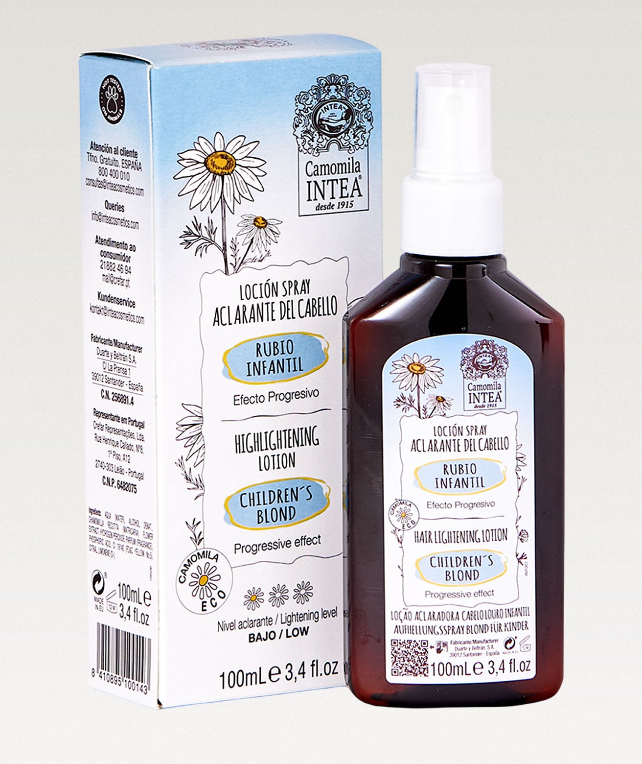 Aclarante de Cabello Rubio Infantil