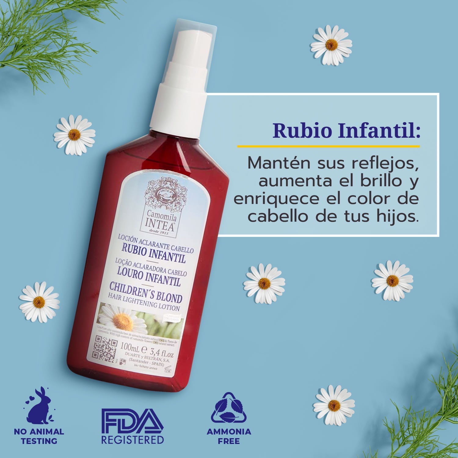 Aclarante de Cabello Rubio Infantil